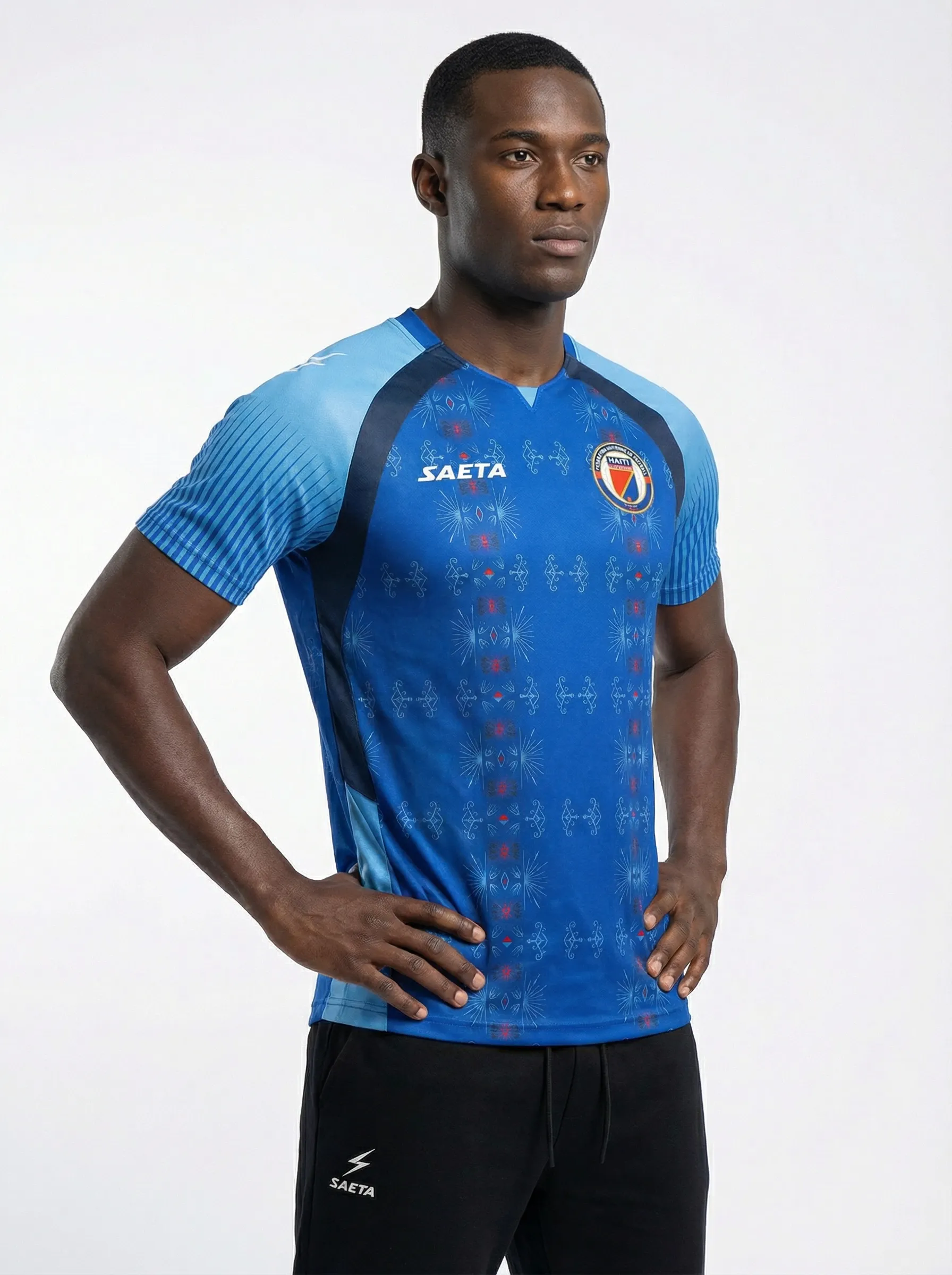 Haiti World Cup 2026 Jersey - Model Angle View