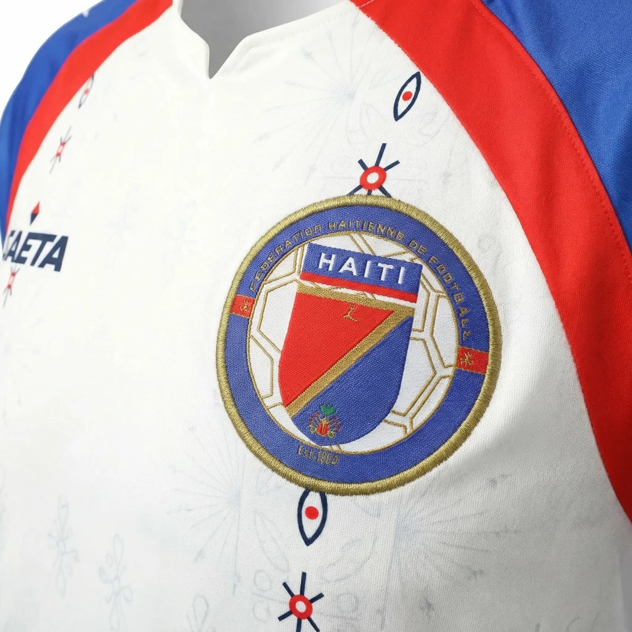 Haiti World Cup 2026 White Jersey - Badge Detail