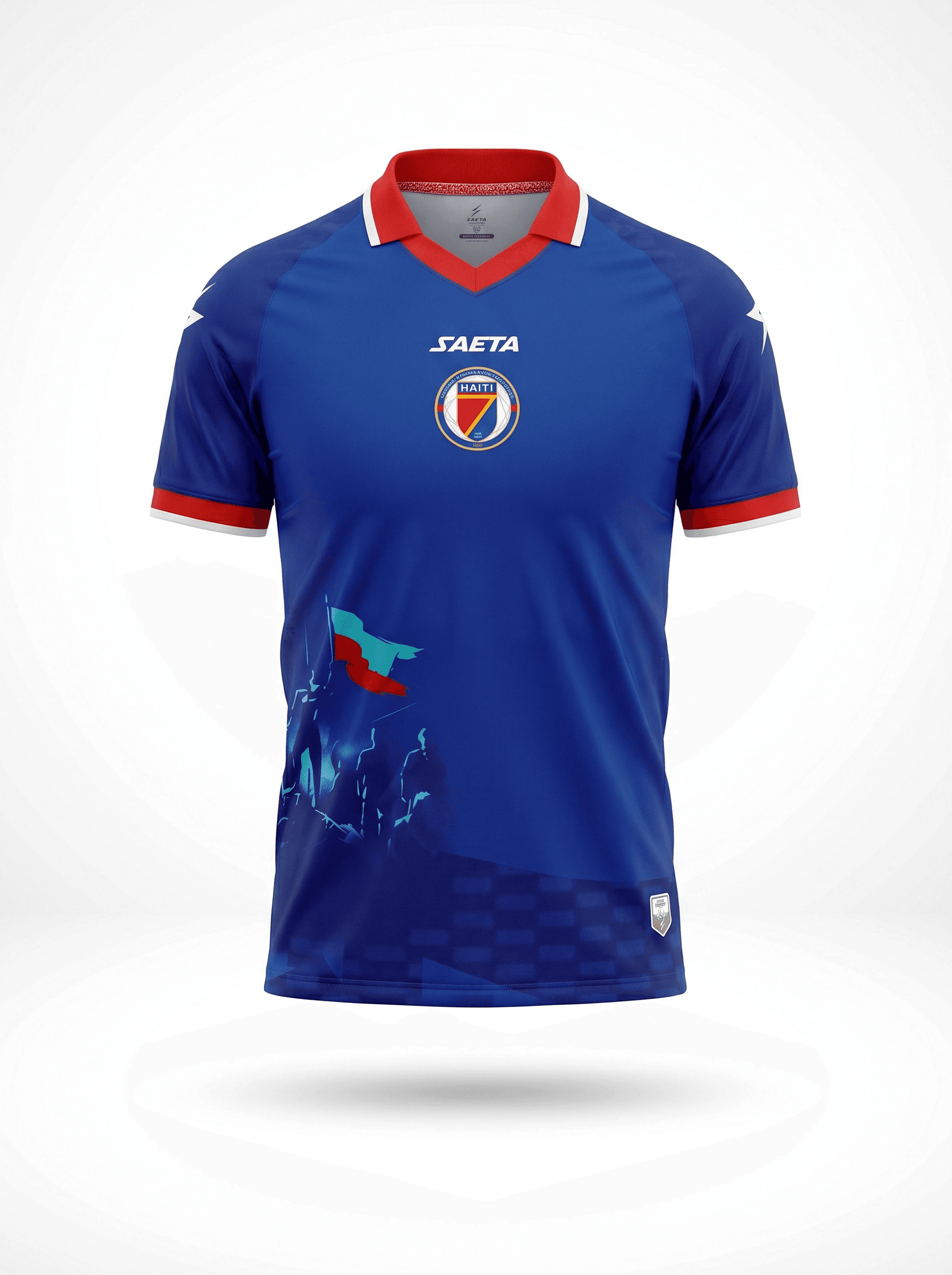 Haiti National Team World Cup Polo Jersey 2026 — Blue