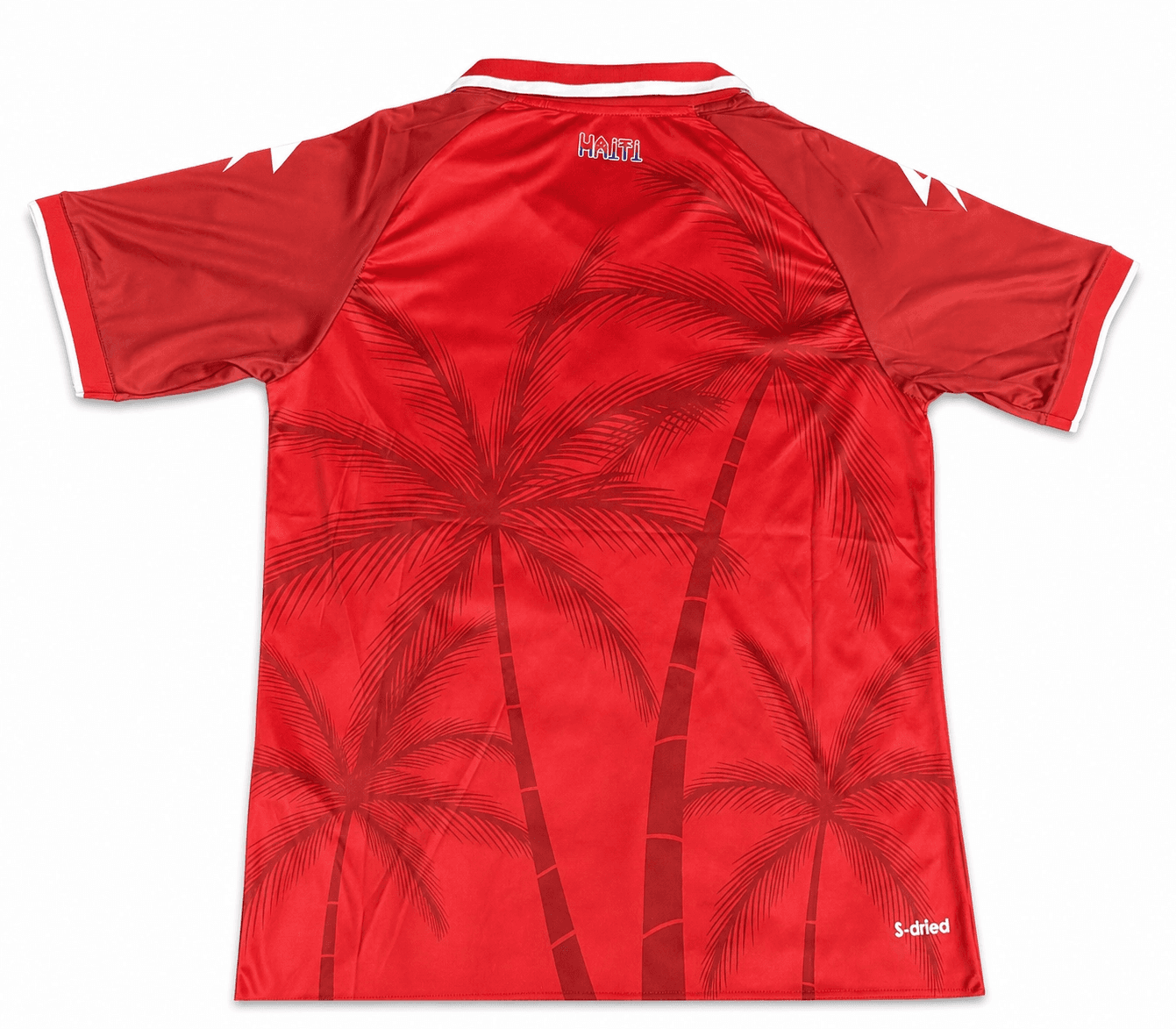 Haiti National Team World Cup Polo Jersey 2026 — Red - Back