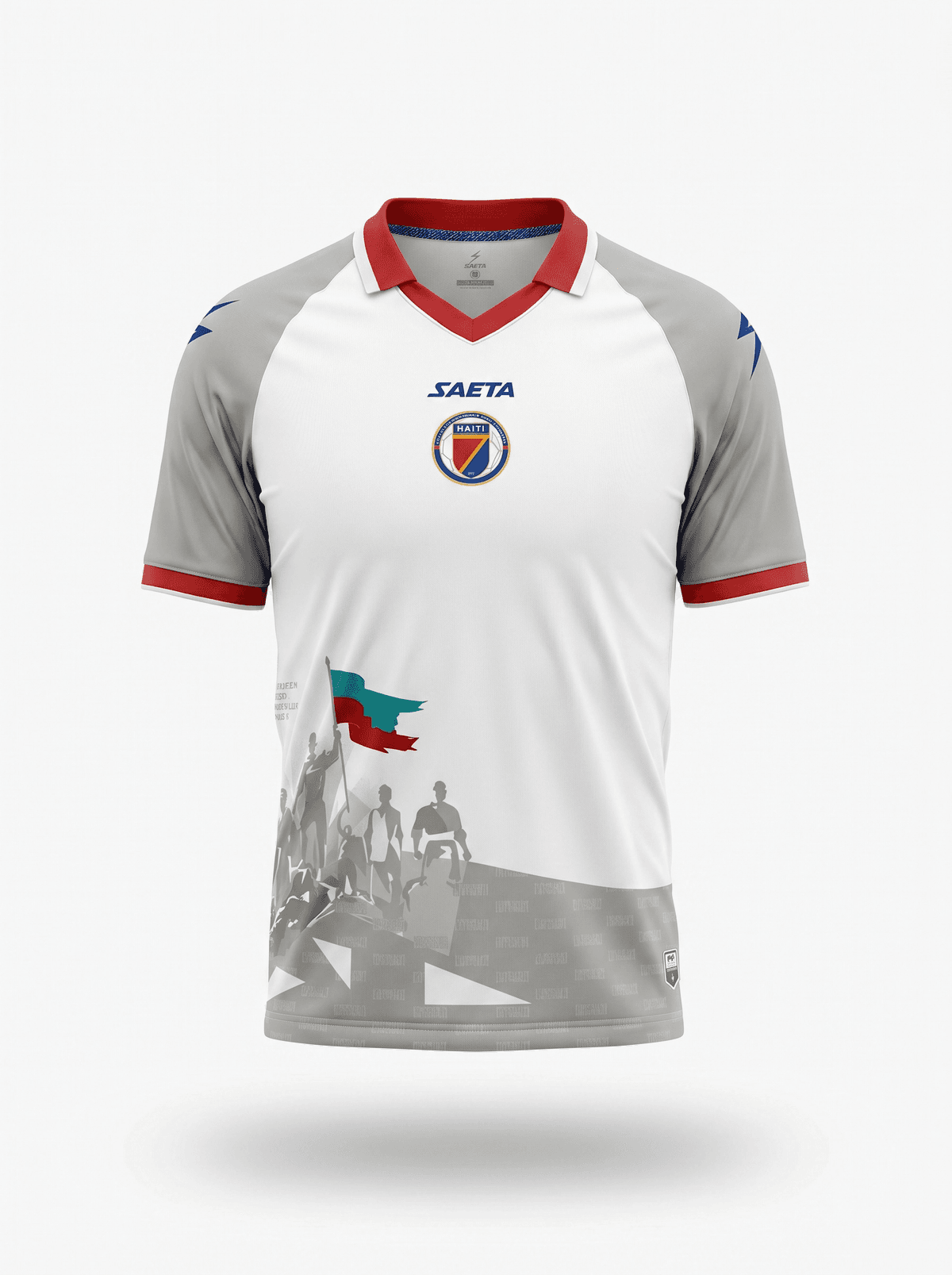 Haiti National Team World Cup Polo Jersey 2026 — White