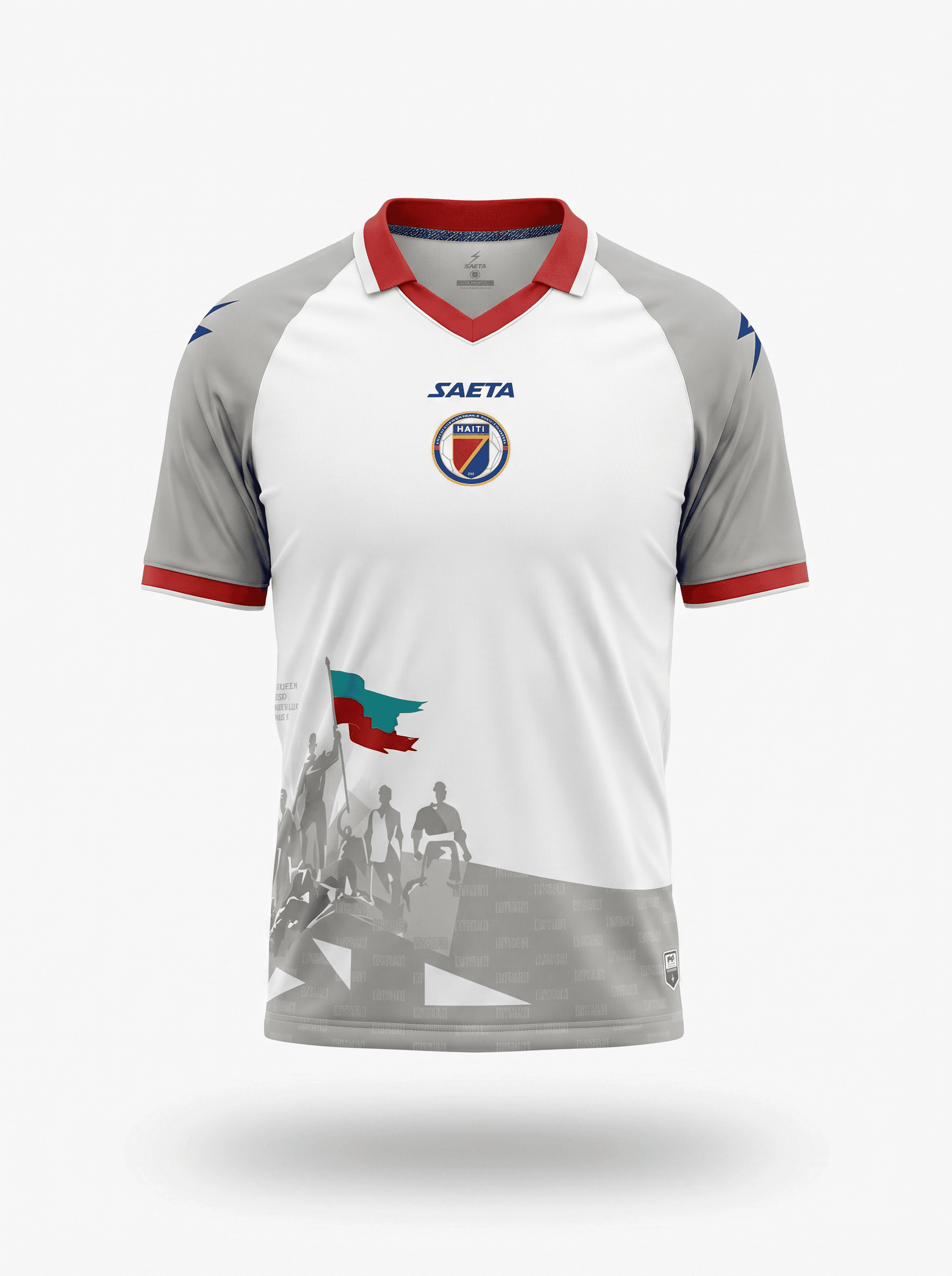 Haiti National Team World Cup Polo Jersey 2026 — White